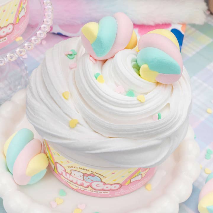 Kawaii Slime Company - Wholesale Putty/Slime - Kids - Fluffy Goo Classic Marshmallow Slime (4pcs/case)6
