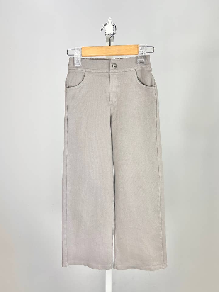 MINI MIGNON PARIS - Wholesale Pants - Kids - Girl's elastic high waist cotton loose-fitting pants10