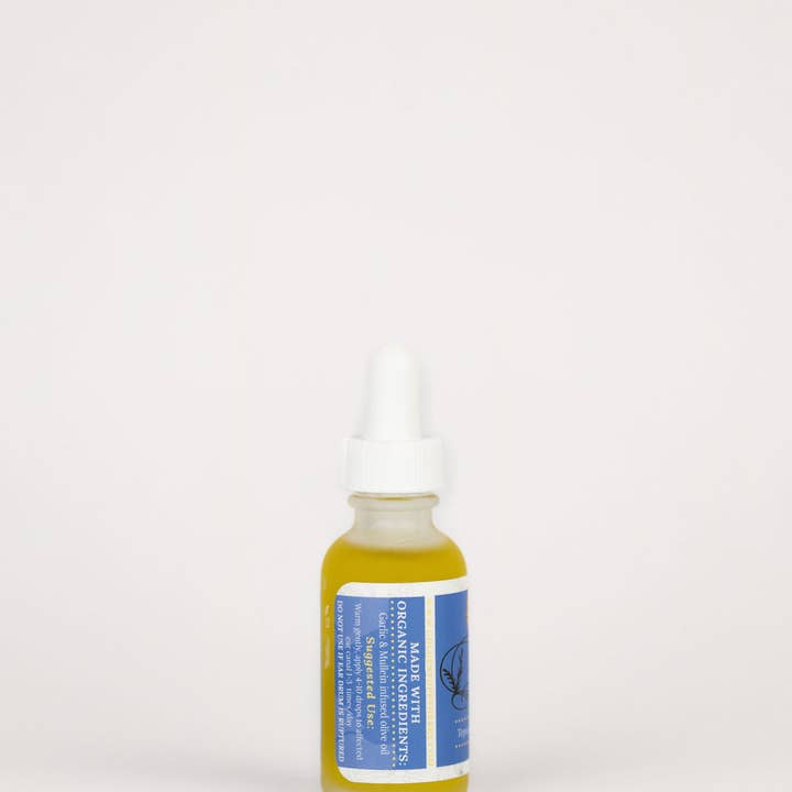 Golden Poppy Herbal Apothecary - Wholesale Healing Salve/Balm/Cream - Garlic & Mullein Ear Oil, 1/2 oz2