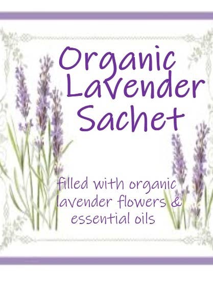SACHET Lavande biologique, herbes, huiles essentielles, sommeil pour la vente par Deep Breath Designs, LLC