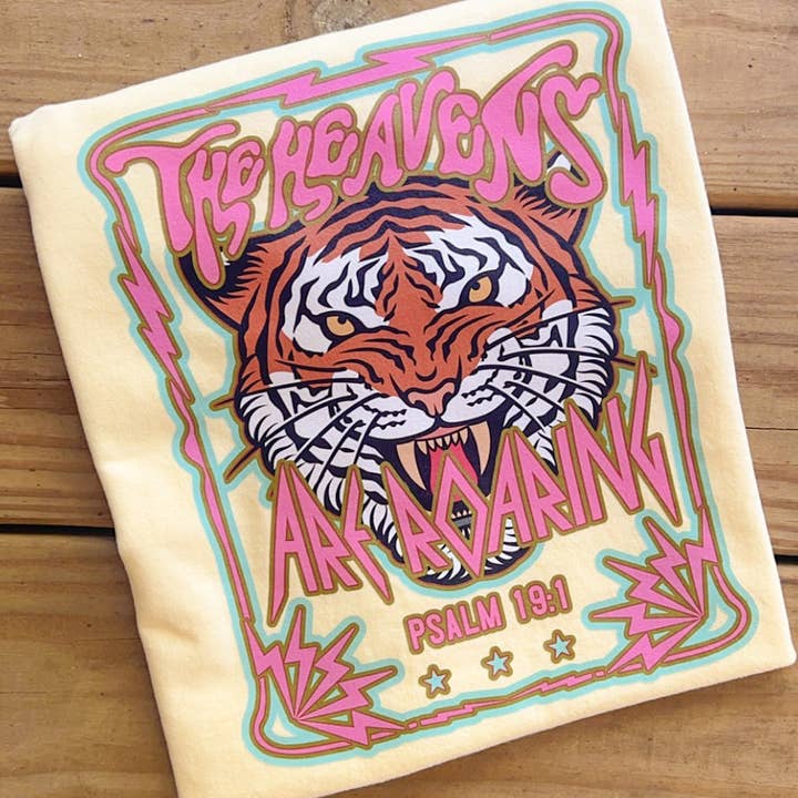 The Heavens Are Roaring - Comfort Colors T-Shirt for wholesale by COTTON PRESS CO.