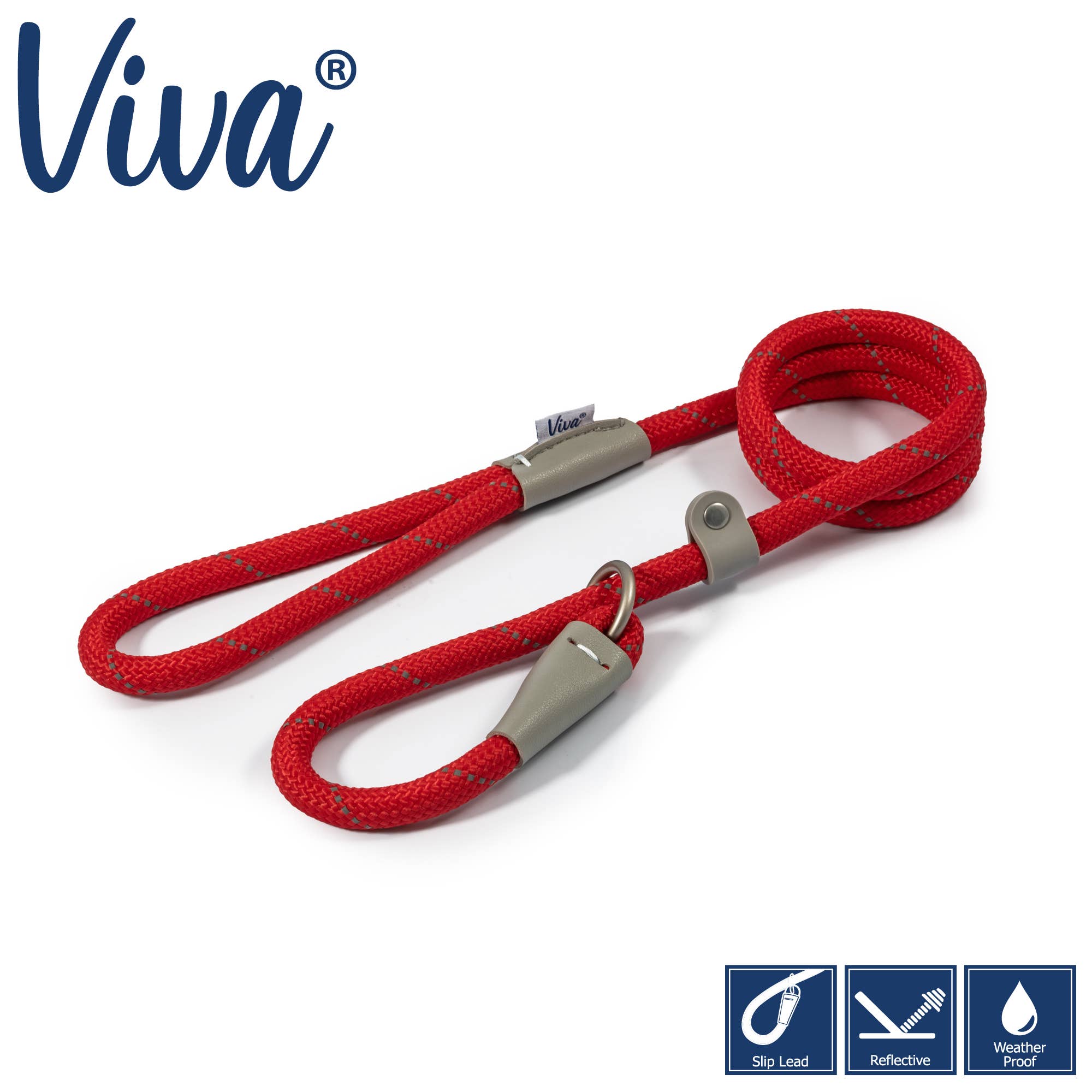 Ancol Pet Products Ltd – wholesale Pet leash – Dog – Viva Rope Slip Lead 120cm x 1cm - various colours0