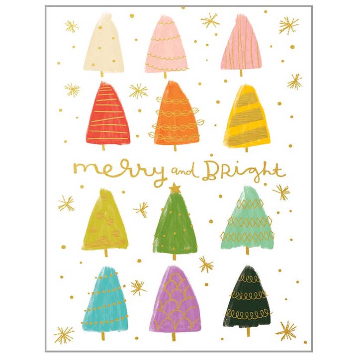 Gum Drop Trees - Christmas Card for wholesale by On The Bright Side