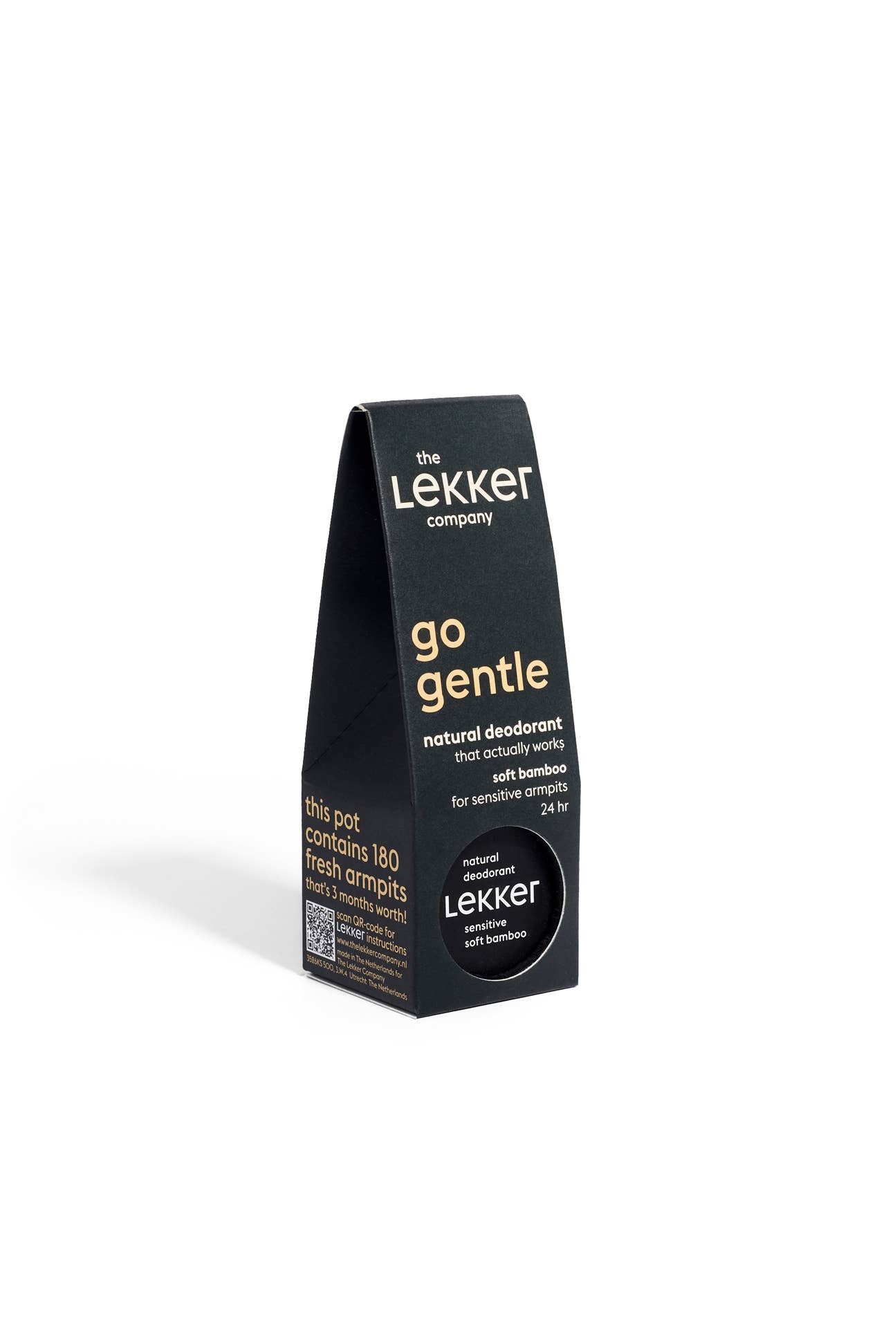 The Lekker Company - Wholesale Deodorant - Unisex - Deodorant cream sensitive soft bamboo (x12)1