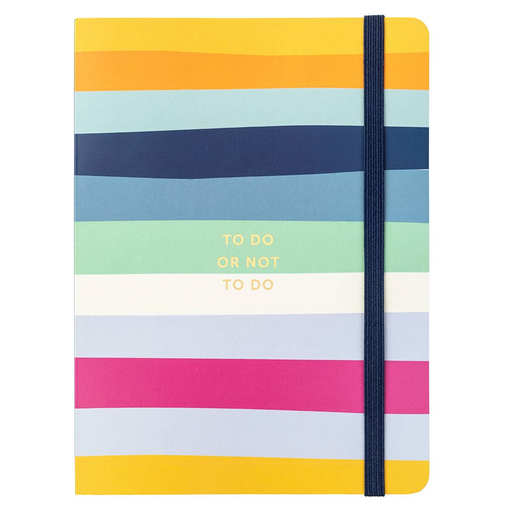 Busy B - Wholesale Notepad - To Do Notes, Two Tear Off List Pads, Notebook, Multi Stripe0