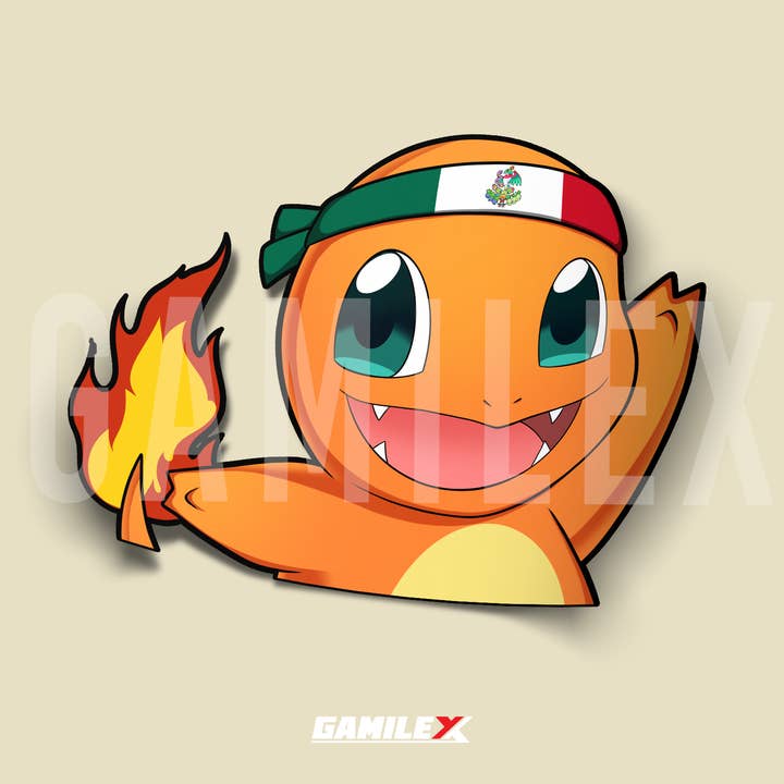 Gamilex - Wholesale Sticker - Mex Bandana Charmndr