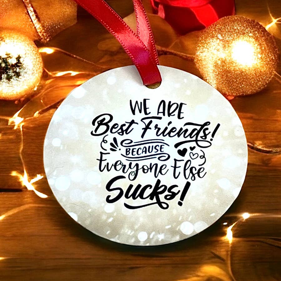 2 A Good Friend is Like A Good Bra Ornament, Funny Friend Bra Ornament,  Christmas Tree Bra Pendant, Friendship Christmas Tree Ornaments, Besties  Gifts