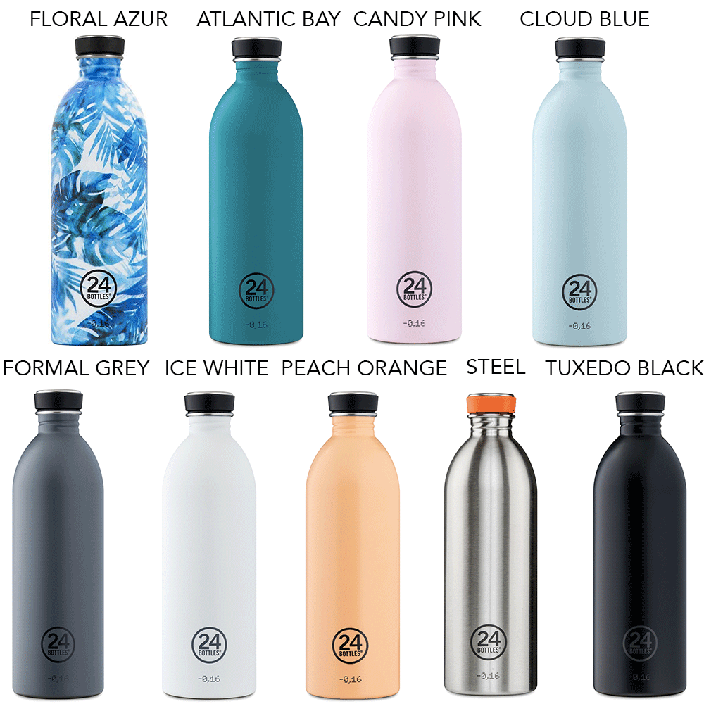 Brotzeit - Wholesale Water Bottle - 24bottles 1l stainless steel drinking bottle23