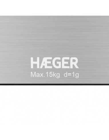 Haeger – wholesale Våg – HAEGER Köksvåg Stainless - 15 kg, 1 g, LCD-display, Rostfritt stål2