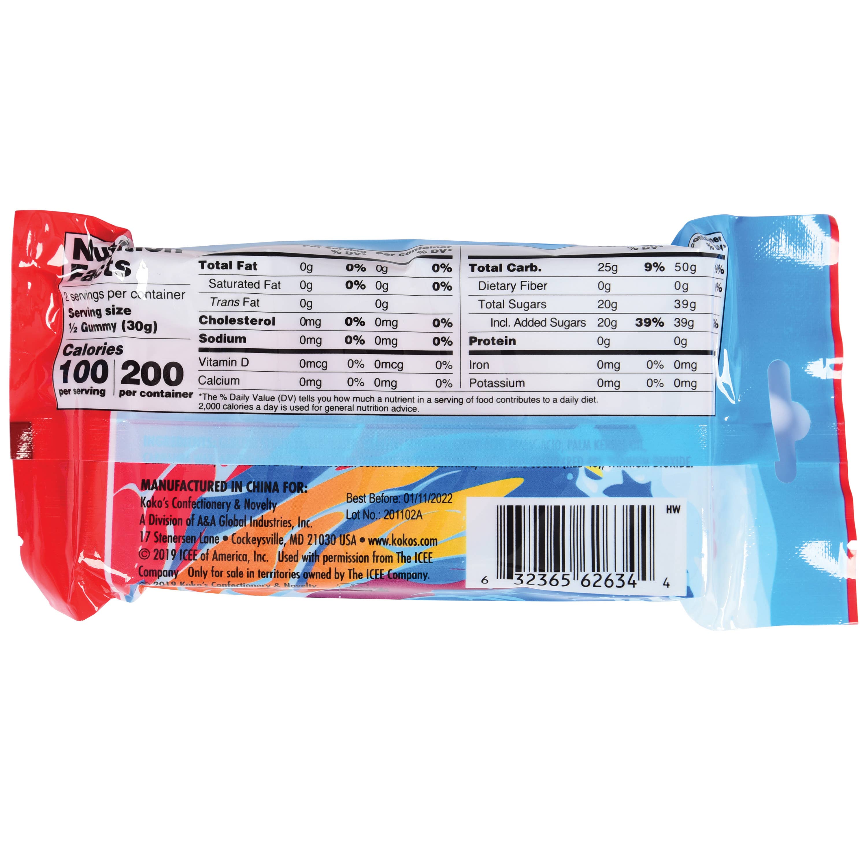 US Toy Company - Wholesale Gummy - Icee Giant Gummy 12-unit Candy Display3