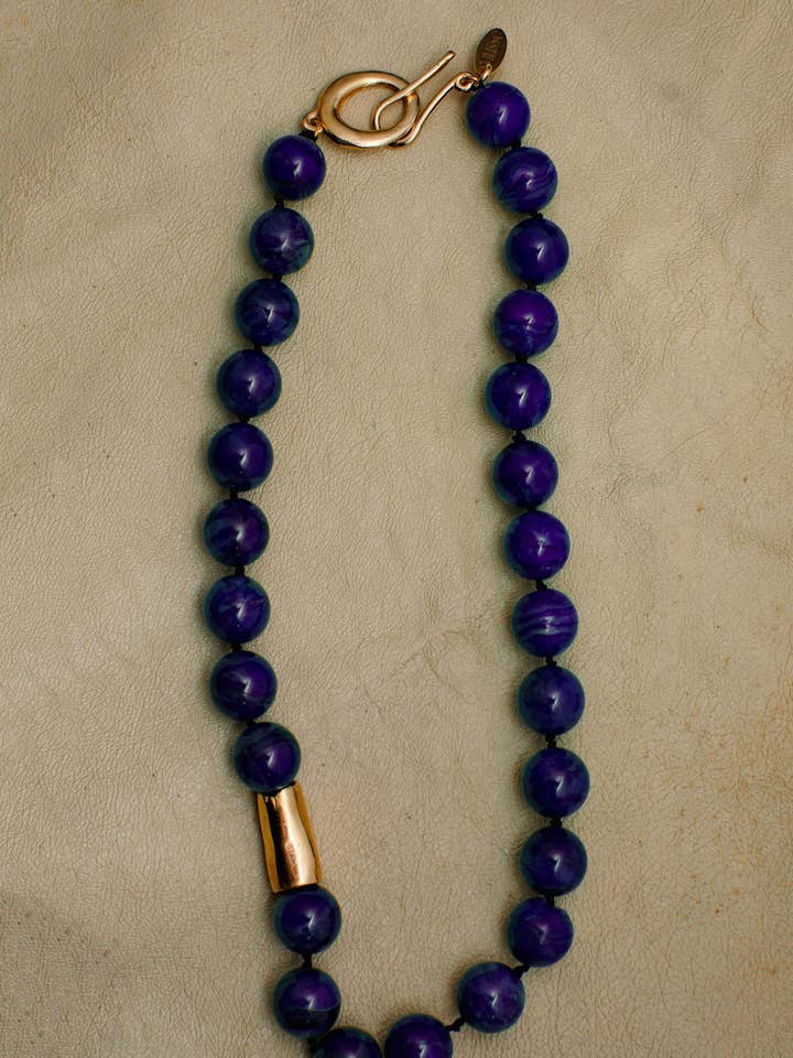 NATURAL LAPISLAZULI NECKLACE for wholesale by MUSSO STUDIO