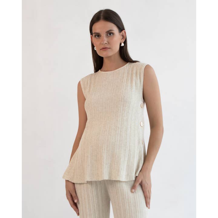 Mármore leve Tanque de alimentação em malha de linho Collete para venda a revendedores na Faire1