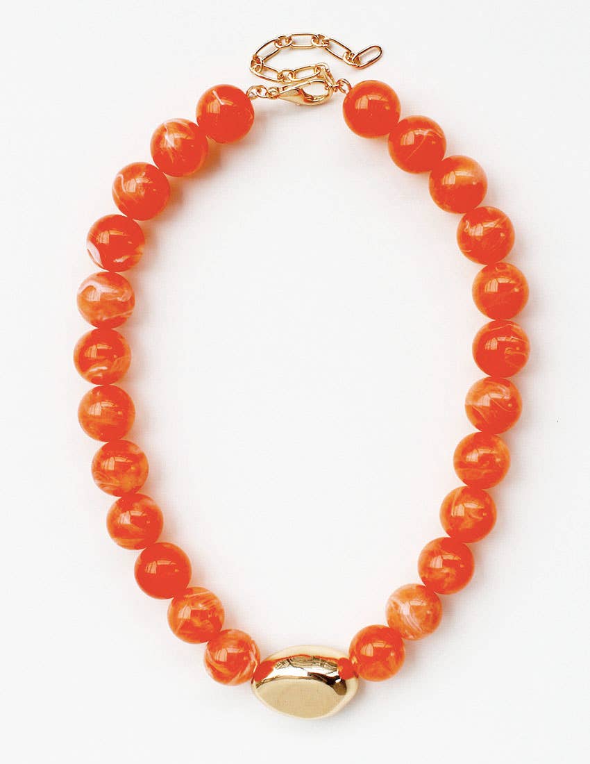 Pretty Persuasions - Vente Collier de perles - Collier à perles avec accent œil doré N254314