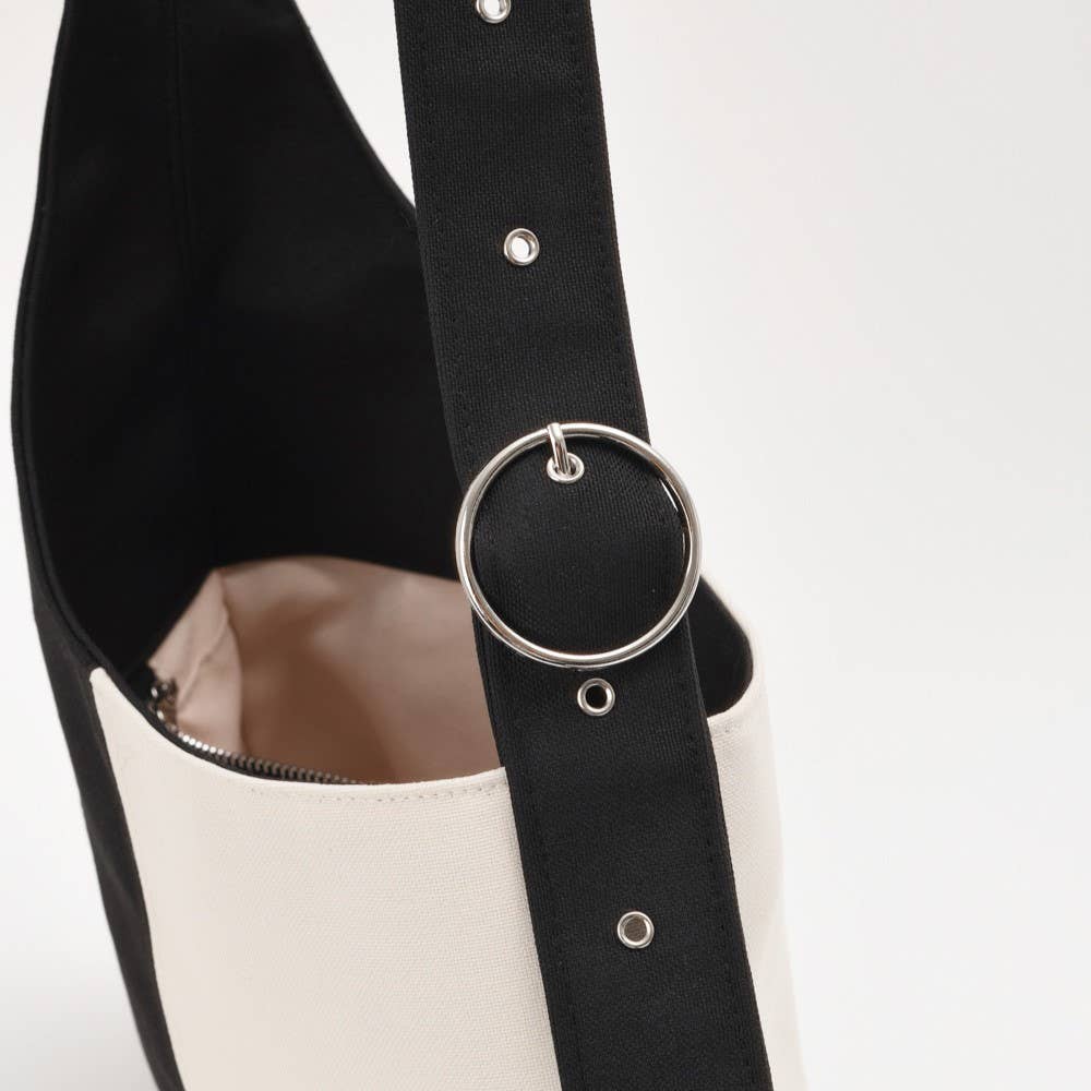 Reliée Studio - Vente Sac à bandoulière – femme - Sac asymétrique bicolore Simona10