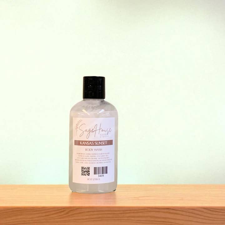 Kansas Sunset Body Wash for wholesale by SageHouse Bath & Body