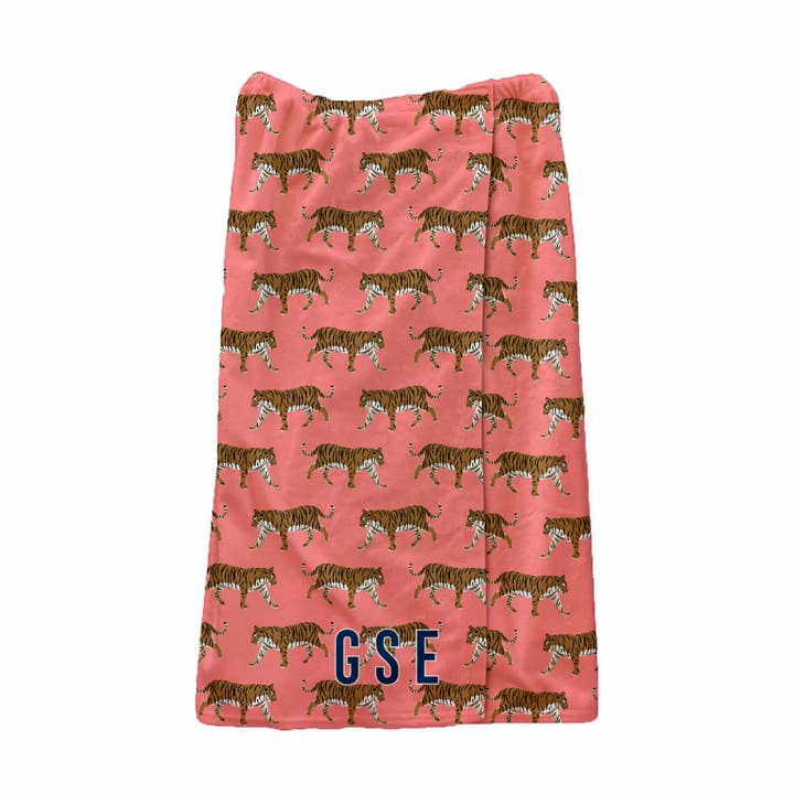 Asciugamani Tiger | Asciugamani da Spa Avvolgenti | Asciugamani da Spa Personalizzati per la vendita all'ingrosso da parte di Clairebella Personalized Gifts & Pillows