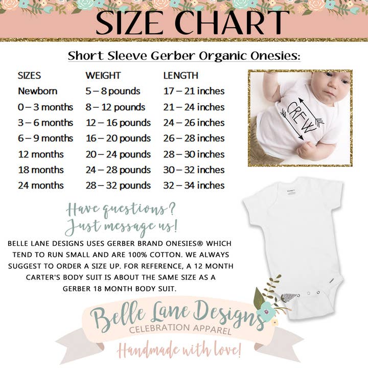 Belle Lane Designs - Wholesale Bodysuit (Non-Footed) - Baby - Alabama Baby Houndstooth Elephant | Short or Long Sleeve Onesie | Girls | 077