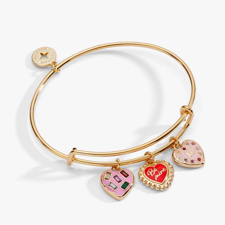 Boutique de Douceurs 'Sois à Moi' Bracelet à Breloques Cœur Multiple pour la vente par Alex and Ani