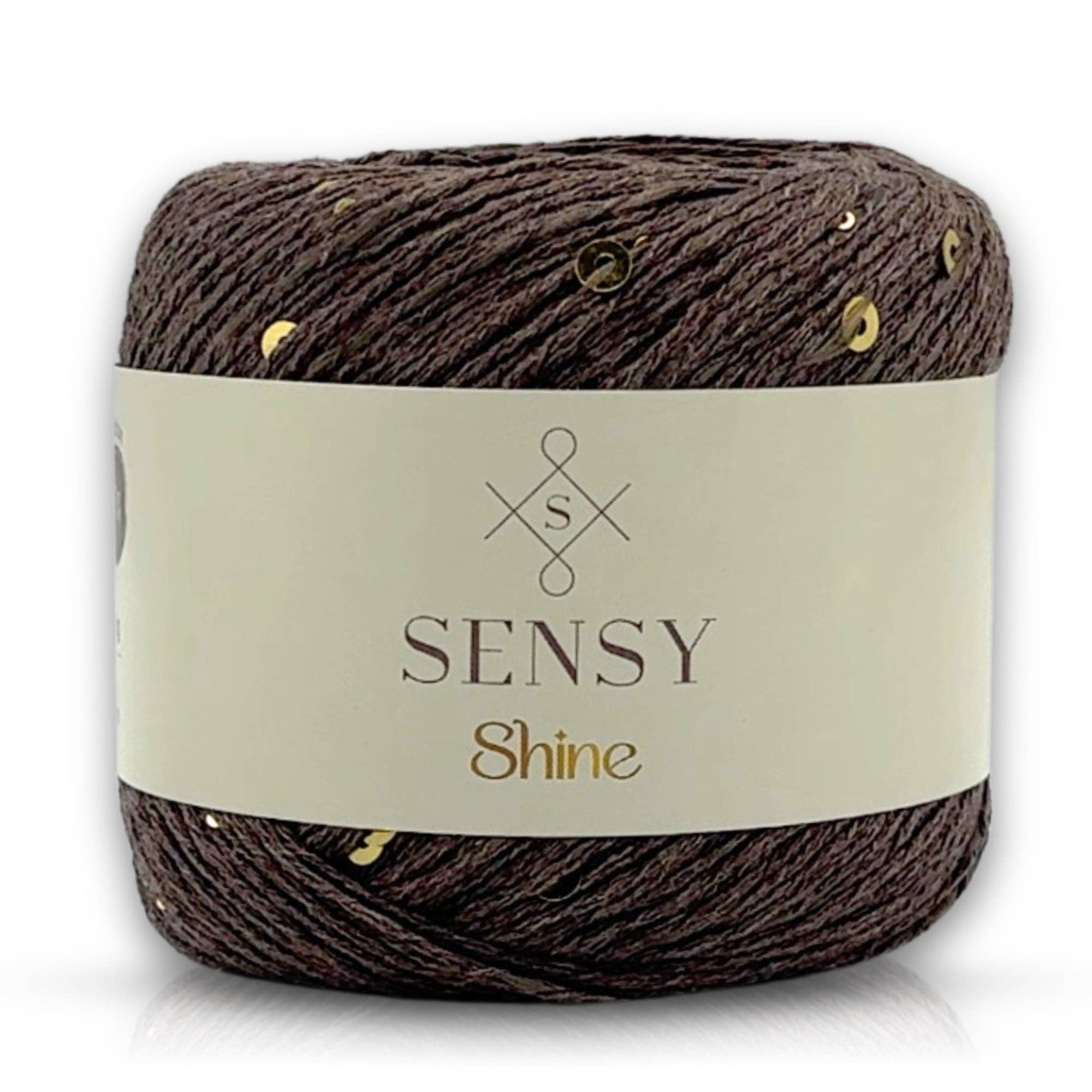Sensy - Wholesale Yarn - Sensy Shine Yarn, 3.5 oz, 340 yards, Gauge 2 Fine28