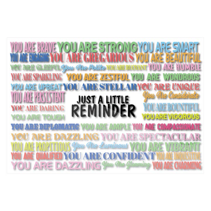 Lifeforce Glass, Inc. - Wholesale Plaque - Inspirational Plaque of Little Reminders, Free-standing4