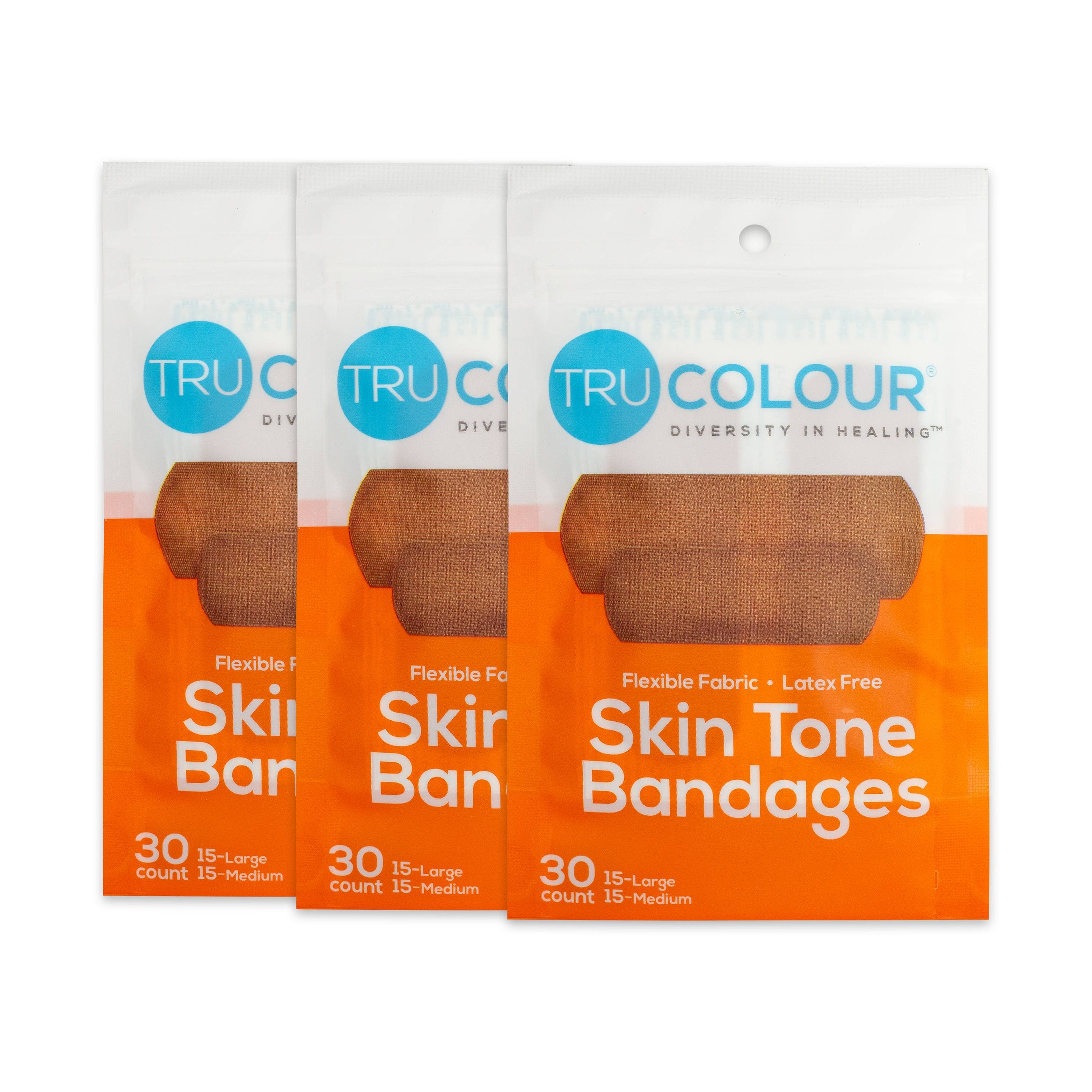 Tru-Colour Skin Tone Bandages: Dark Brown (Purple Bag) – TruColour Bandages