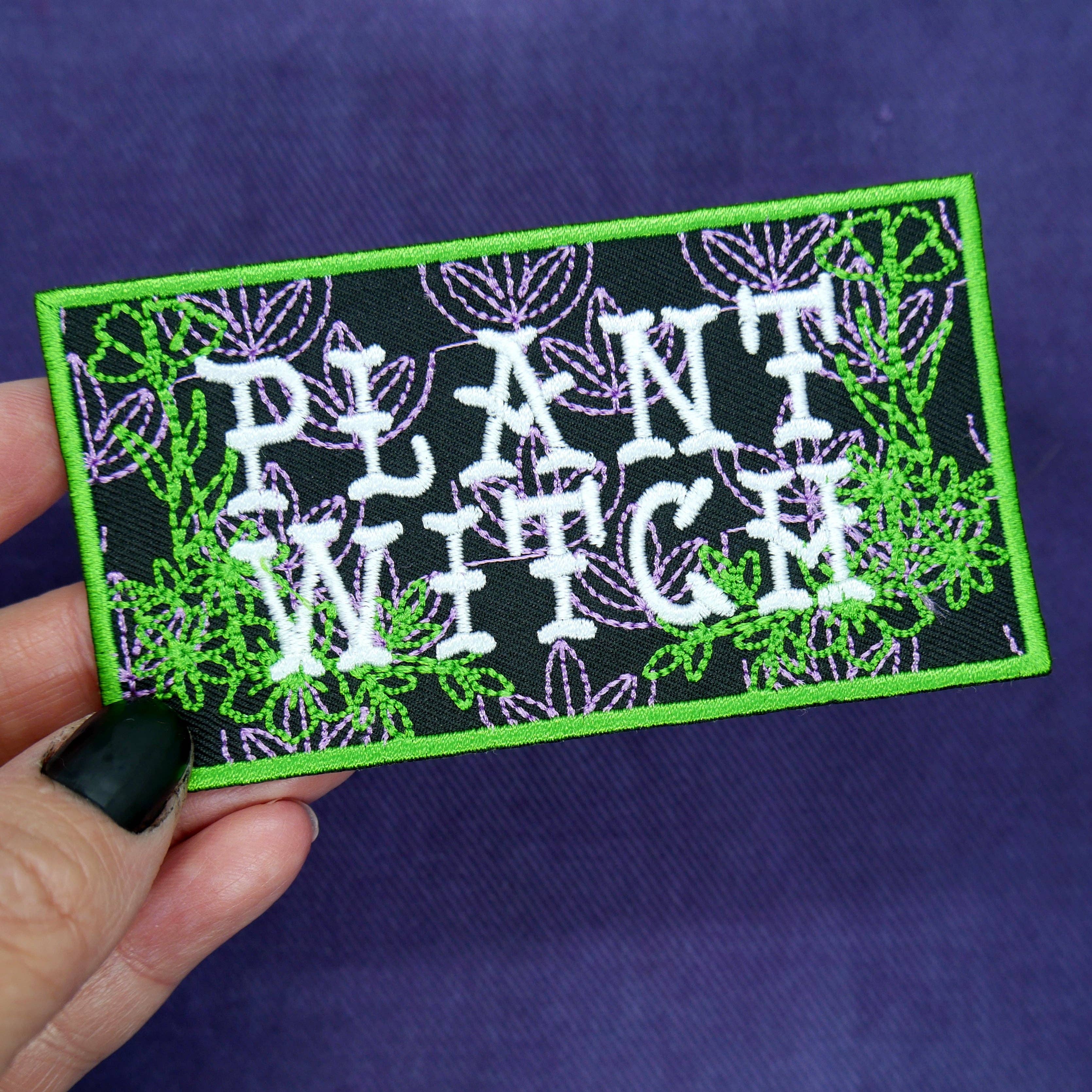 Junkyard Witch - Wholesale Patch - Plant Witch Name Tag Iron On Patch2