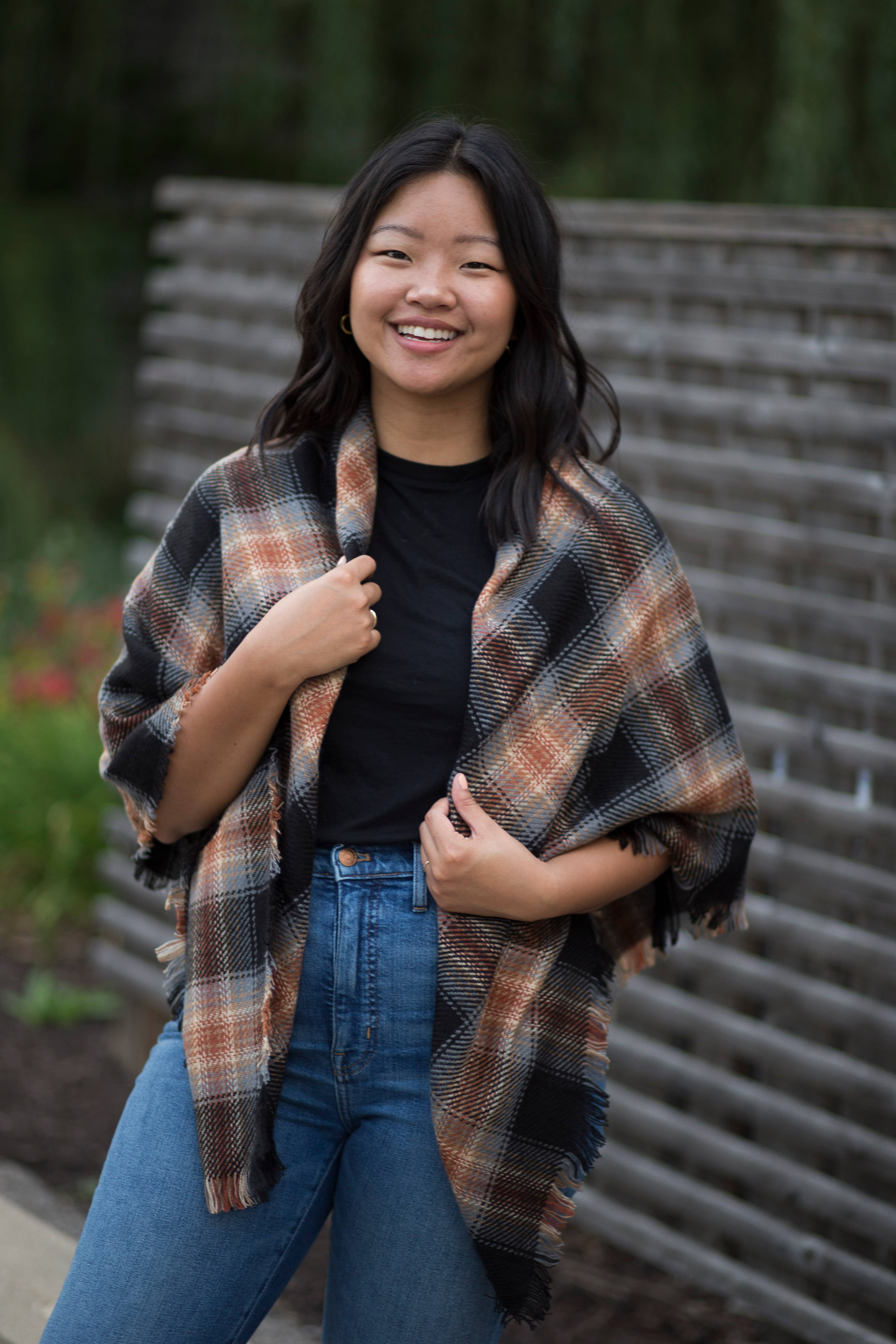 Lou & Co - Venta al por mayor Bufanda - Mujer - S-136-Negro1