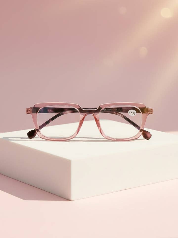 Acrylic Rectangular Frame Reading Glasses for wholesale by Arya Jewellery Wholesale