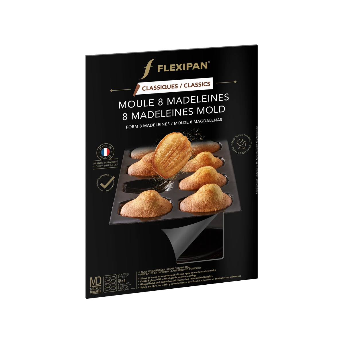 Maison Demarle - Vente Moule pour chocolat - Moule Flexipan® 8 madeleines3
