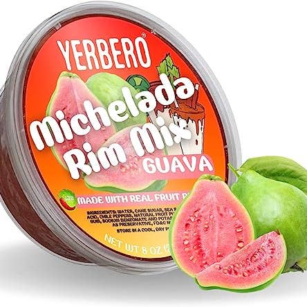 Yerbero - Michelada Guava & Chamoy Rim Dip | 8 Oz (226,7 g) | Mexicansk Guayaba & Chilipasta for engroshandel hos YERBERO