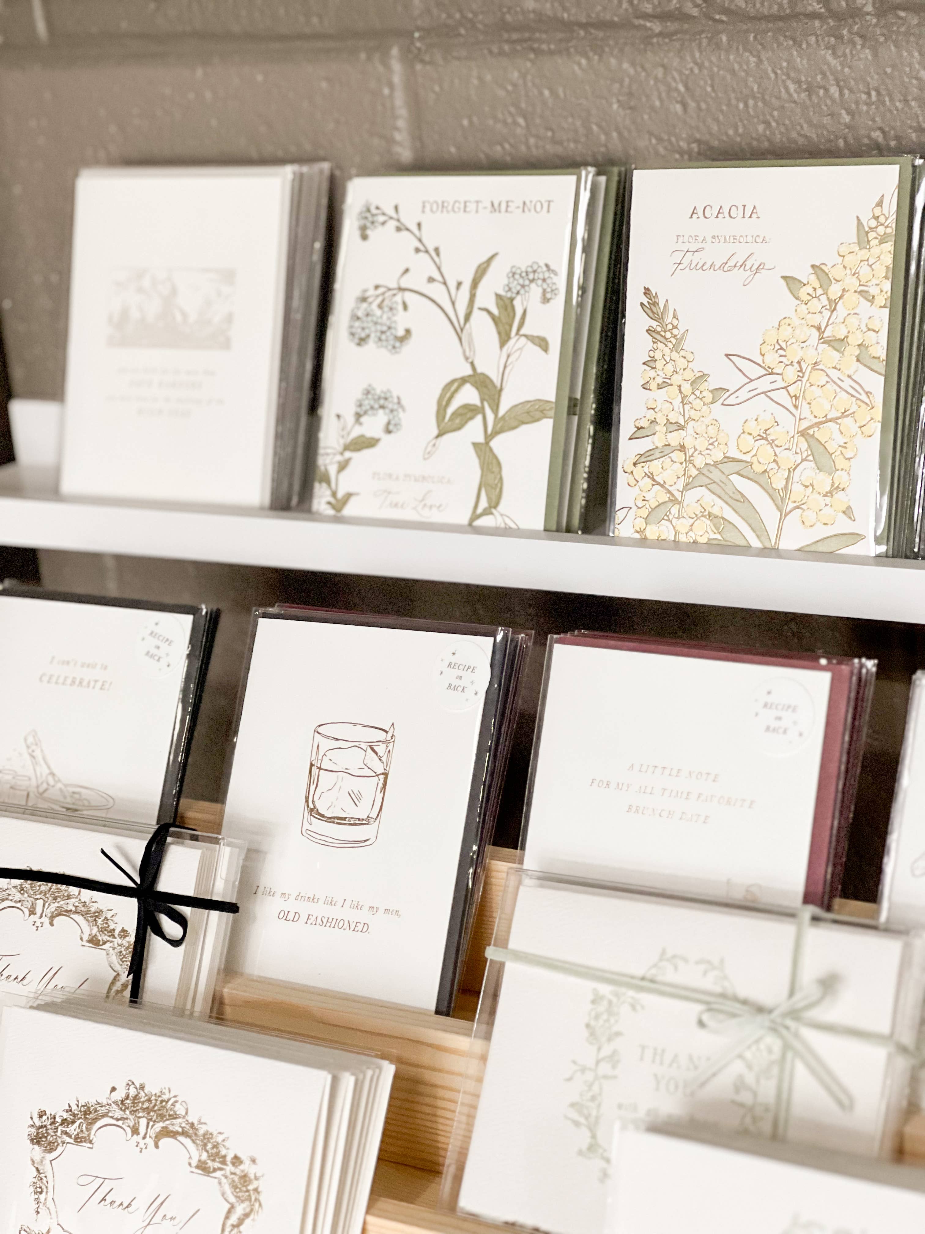 Ciarra Claire - Wholesale Friendship Card - Acacia | Language of Flowers Greeting Card1