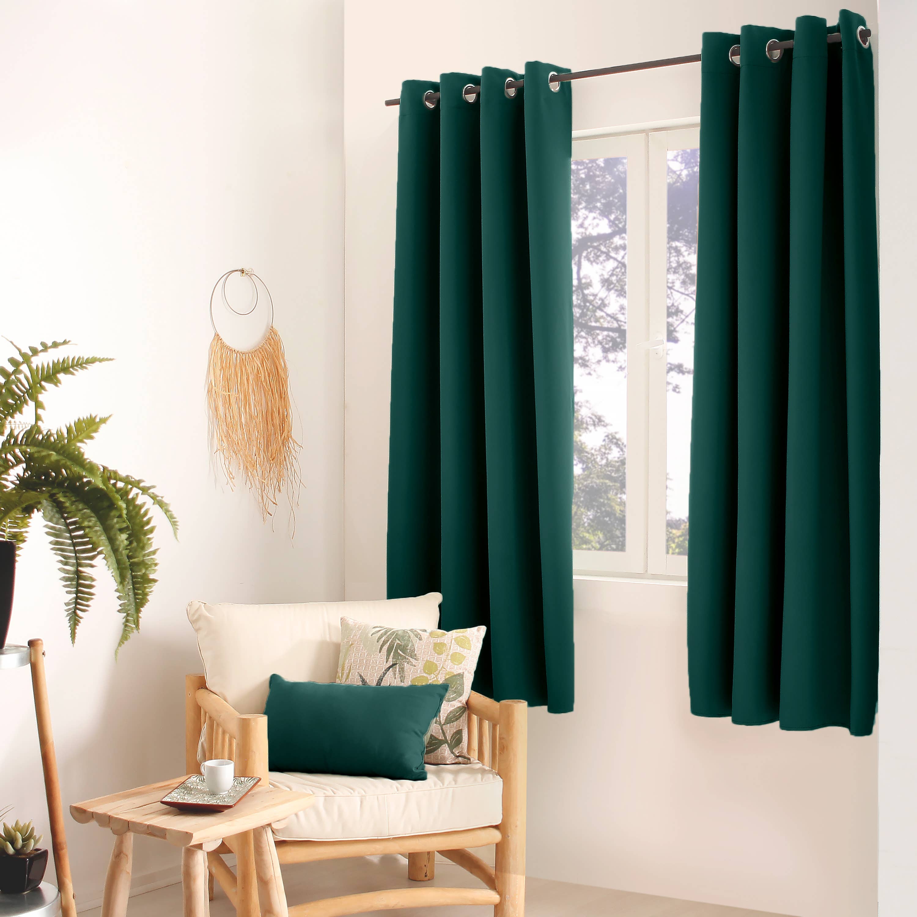 DECOSTARS - CmaDECO - Wholesale Curtain - Blackout Curtain with Grommets, 140x180cm, Licorice Collection39