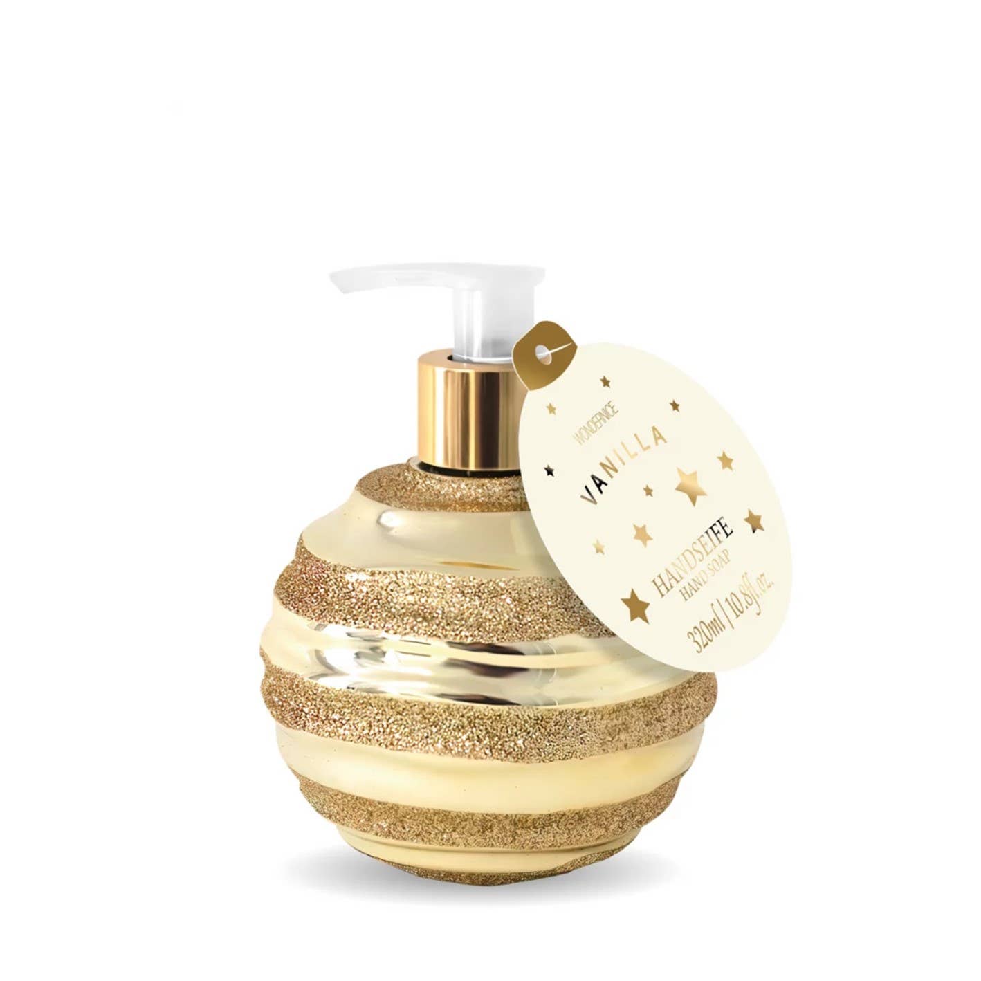 IngrossoBeauty by INCI Srl - Vendita all'ingrosso Sapone/Lozione per mani - Sapone Mani Liquido In Dispenser Con Glitter Oro