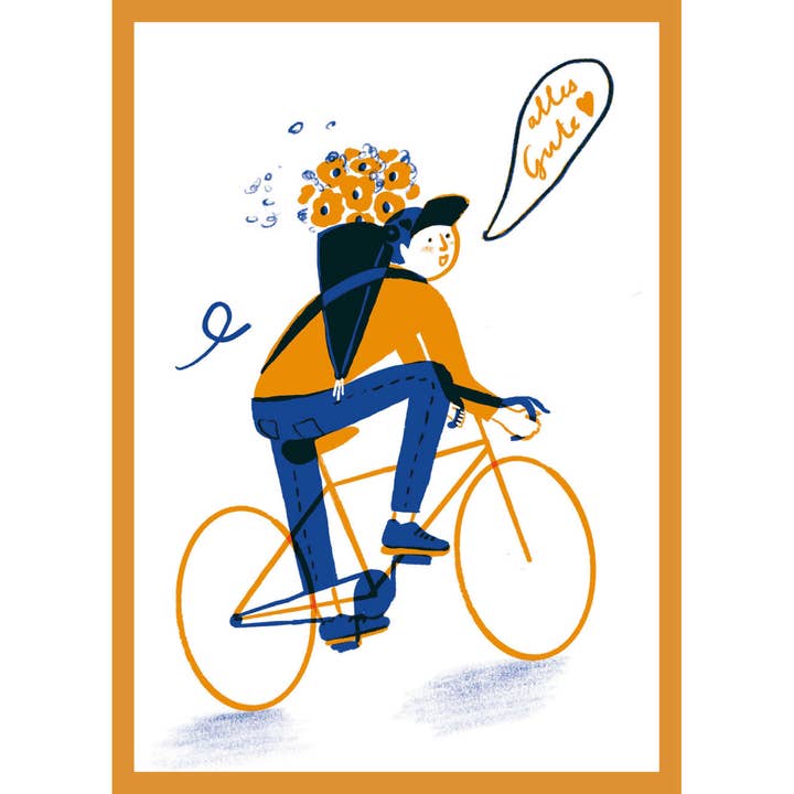 Line Rime - Kort "Alt godt" (5 stk.) for engroshandel hos supportyourlocalartist.ch