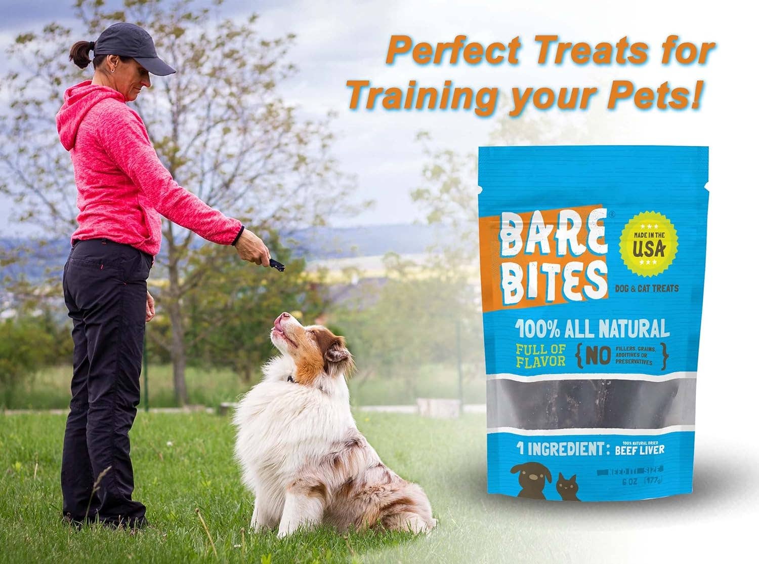 Mr. Peanut's - Wholesale Pet treats – Dog - Bare Bites 100% All Natural Dehydrated Beef Liver Dog and Cat Treats, 1LB - Made in USA7