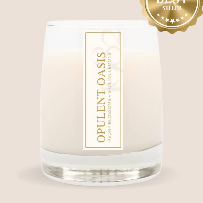 Opulent Oasis (8.5 oz Single Wick) Candle for wholesale by 1982 Candle Co.