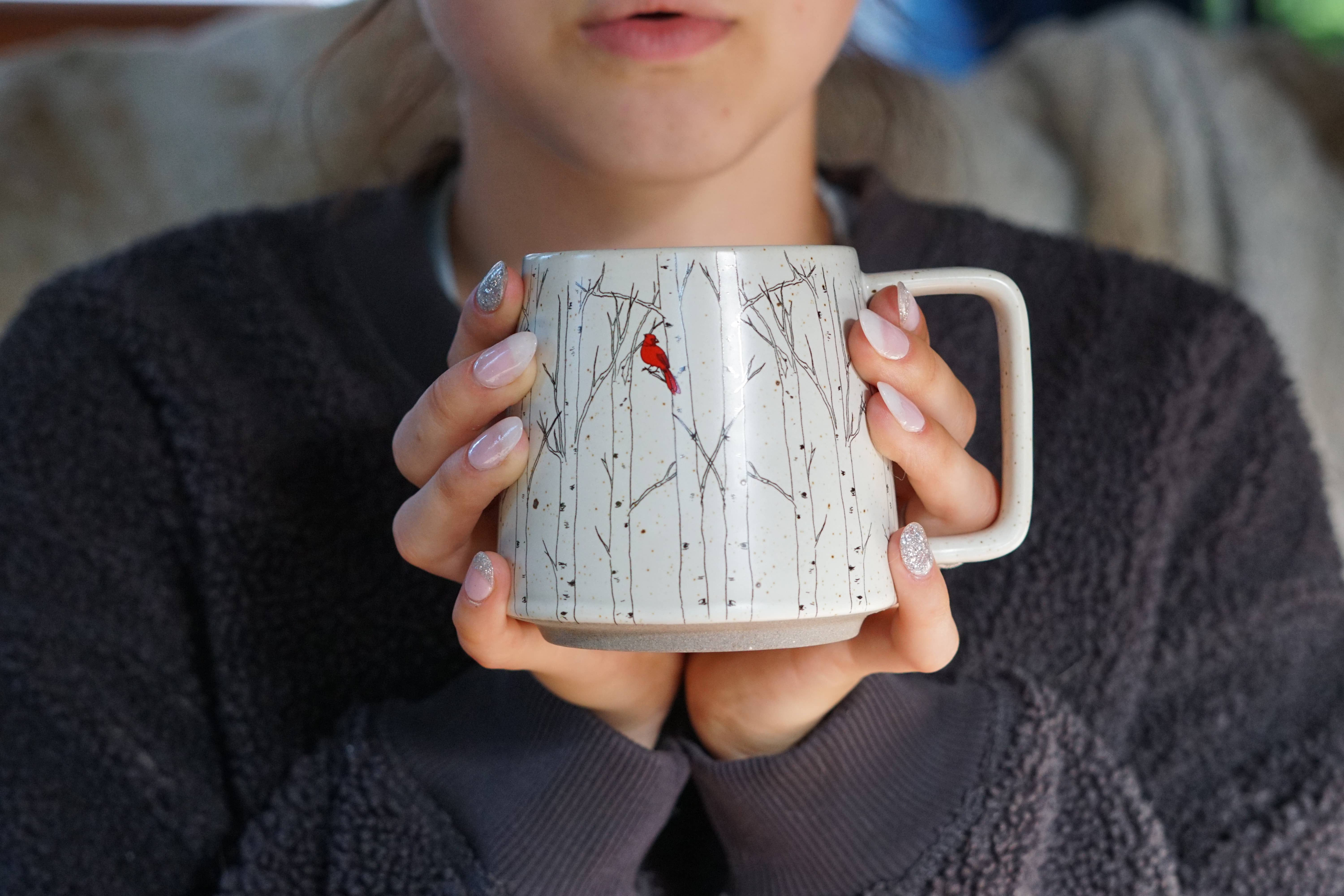 Artsy Em – wholesale Coffee mug – Cardinal In The Grove Mug3