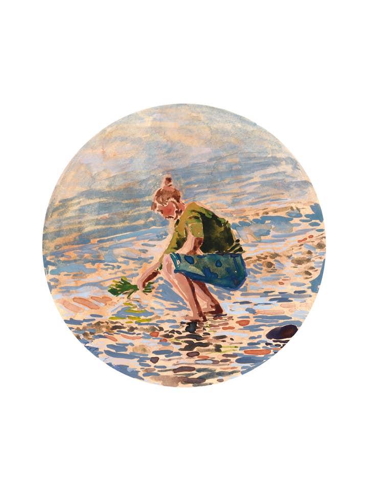 Art Print - Carried by the Waves (Kopiëren) voor wholesale door Fine Artist Lieke Koster