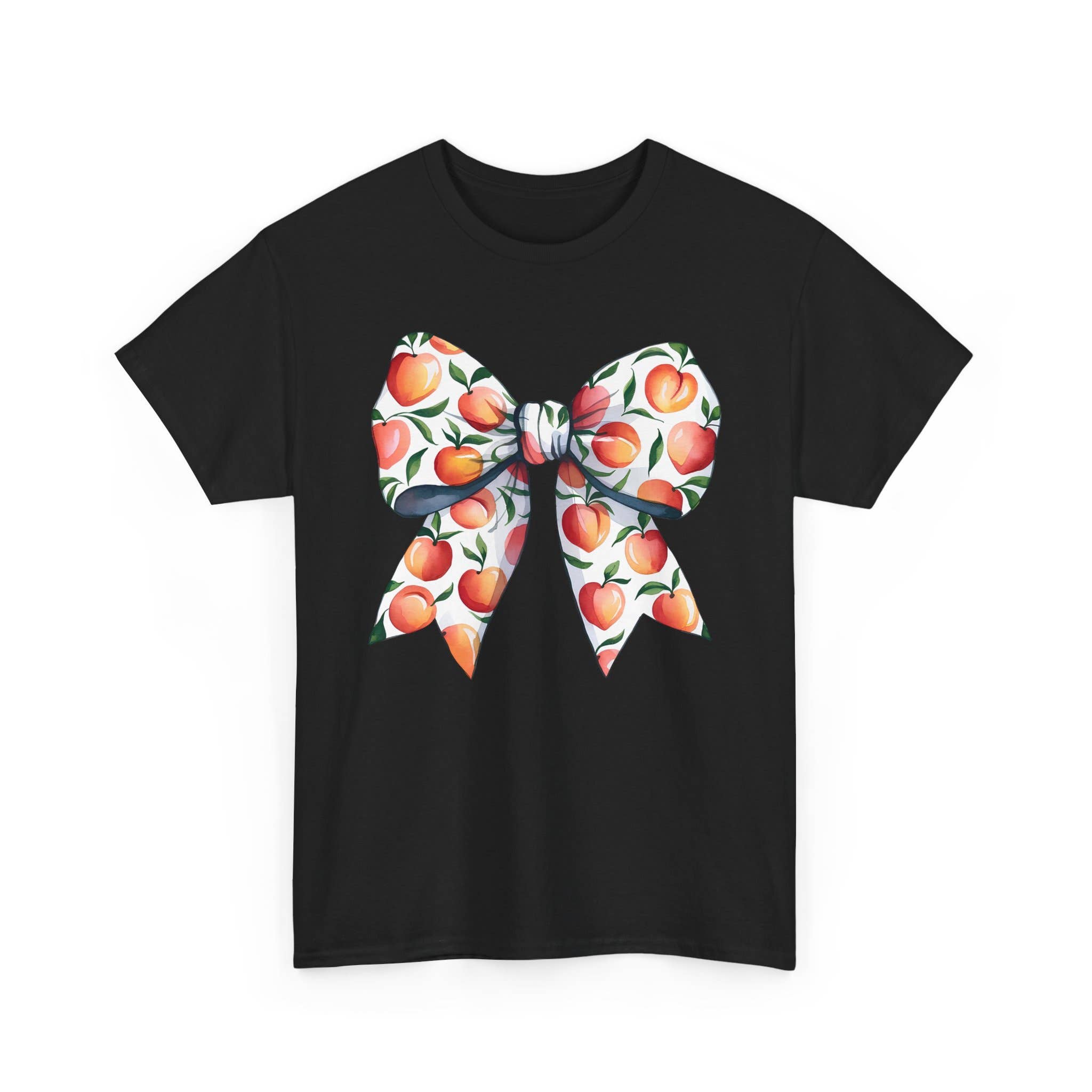 NVC Ecommerce LLC - Wholesale Graphic Sweatshirt - Women's - Peach Coquette Bow T-Shirt, Farmhouse Sweatshirt, Fruit0