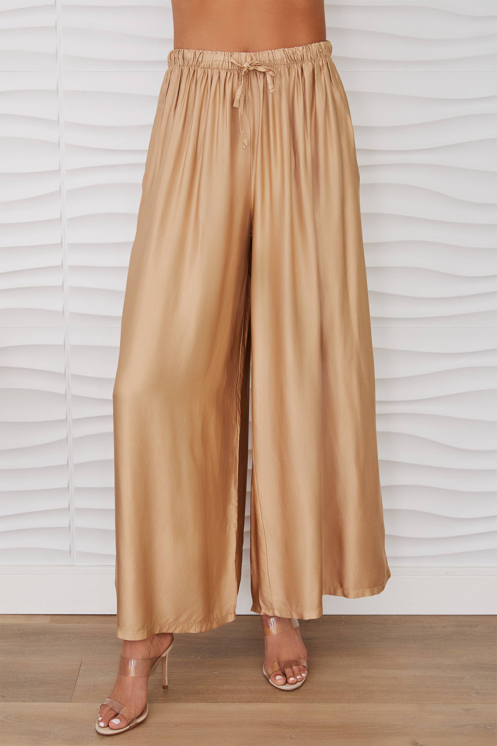 MILIO MILANO – wholesale Pants – Women's – SILKY WIDE LEG PANTS (11505)8