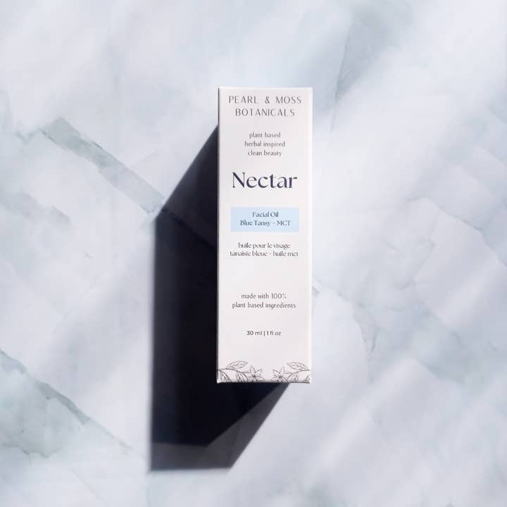 Pearl & Moss Botanicals Inc. - Wholesale Facial oil - Nectar Facial Oil: Blue Tansy + MCT6