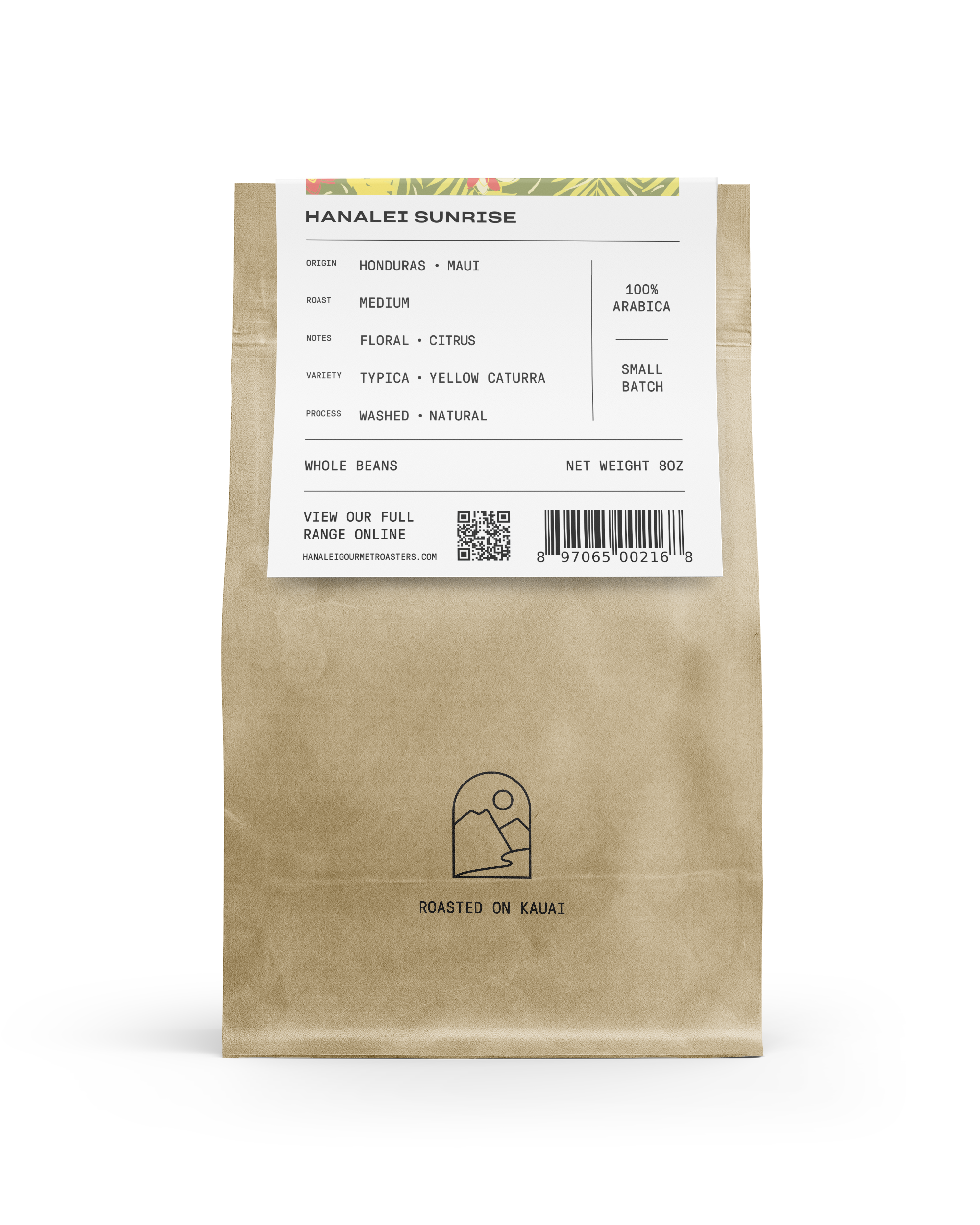 Hanalei Coffee Roasters – wholesale Kaffebönor – Hanalei Sunrise Blend1
