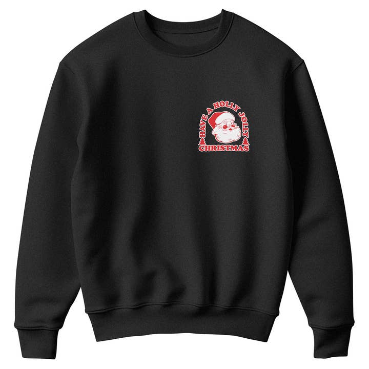 Fashion City - Wholesale Sweatshirt - Unisex - Have a Holly Jolly Christmas Fleece Sweatshirt