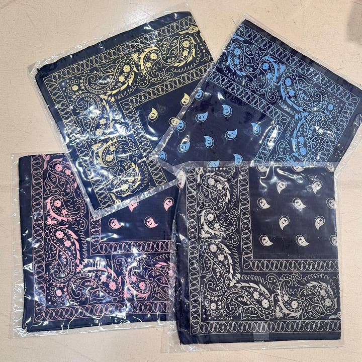 ADORA - Wholesale Bandana - Women's - Silk cotton bandana scarf0