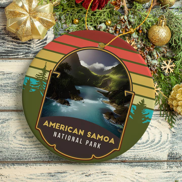 American Samoa National Park Retro Style Ornament and other Purchase Wholesale art in the park food. Free Returns & Net 60 Terms on Faire trending on Faire.