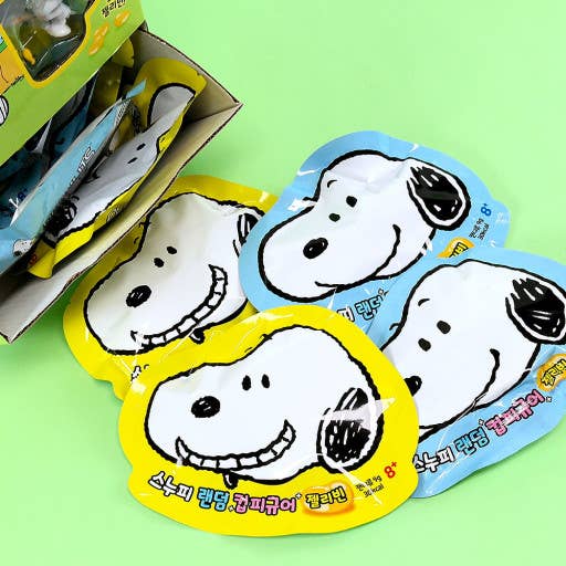 K_Wonderland - Wholesale Drinking Glass/Cup - Peanuts Snoopy Cup Deco Charm Figure Random Box 24PCs SET