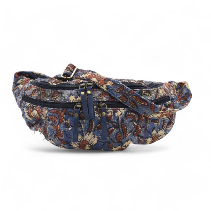 BOLSA NOVA X JEN STOCK SLING BAG - DUSTY SAPPHIRE for wholesale by Bolsa Nova Handbags