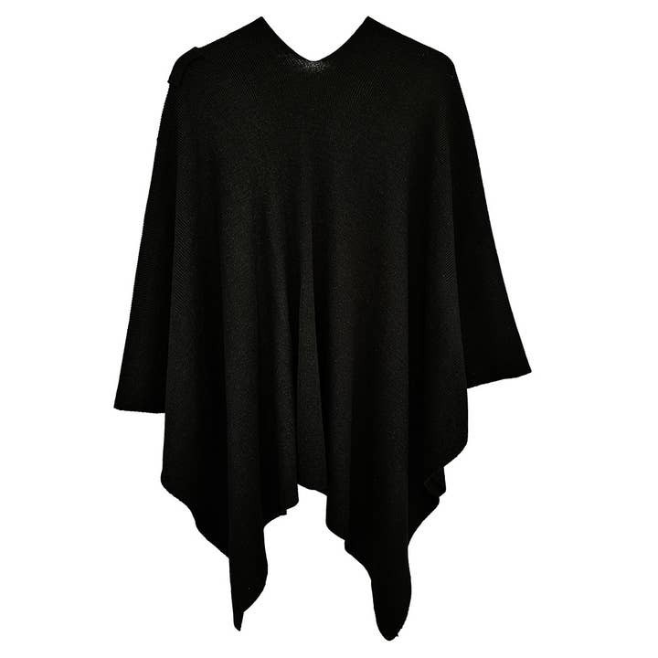 Fashion City - Wholesale Kimono - Women's - Women's Solid Ruana with Shoulder Strap16