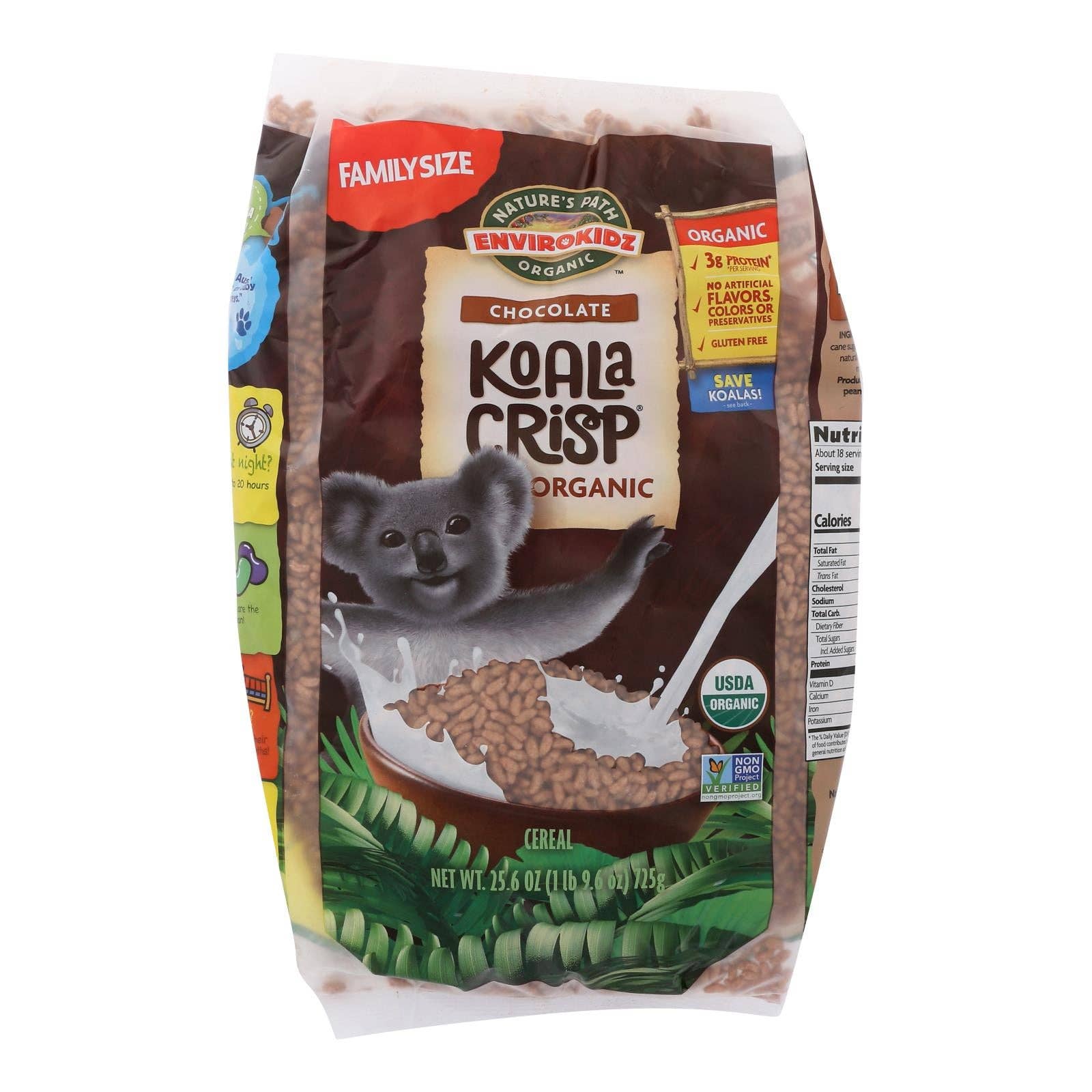 Everyday Supply Co - Wholesale Breakfast Cereal - Envirokidz Organic Koala Crisp Chocolate Cereal, 6 Pack0