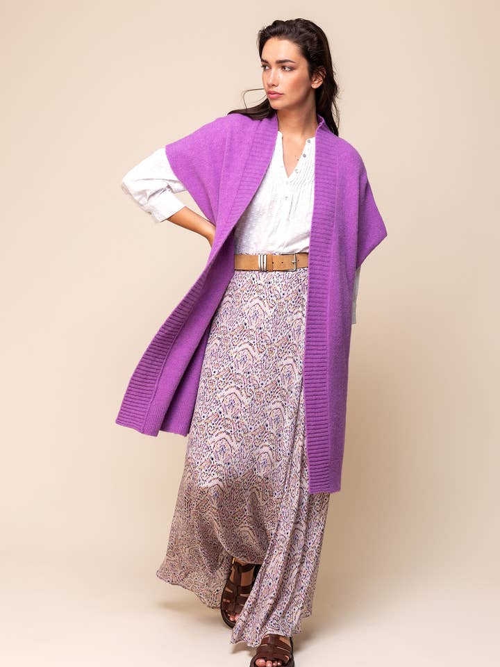 PULL LOLIVIER iris for wholesale by Maison Anje